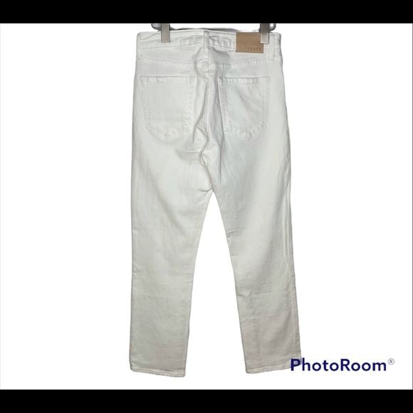 TRAVE Irina Slim Straight 5 Pocket Crop Jeans - Picture 5 of 10